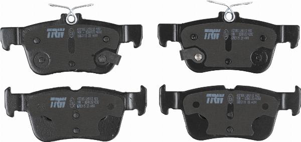 TRW GDB2115 - Гальмівні колодки, дискові гальма autozip.com.ua