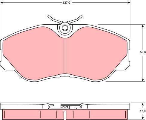 Woking P3793.00 - Гальмівні колодки, дискові гальма autozip.com.ua