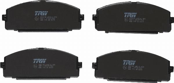 TRW GDB770 - Гальмівні колодки, дискові гальма autozip.com.ua