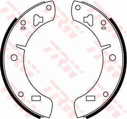 TRW GS6129 - Комплект гальм, барабанний механізм autozip.com.ua