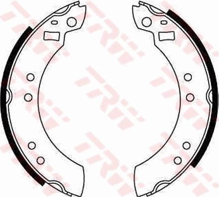 TRW GS6124 - Комплект гальм, барабанний механізм autozip.com.ua