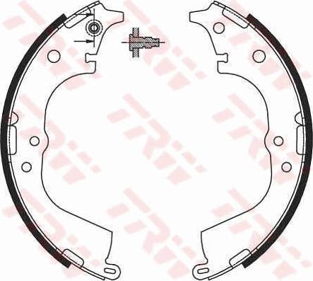 TRW GS8693 - Комплект гальм, барабанний механізм autozip.com.ua