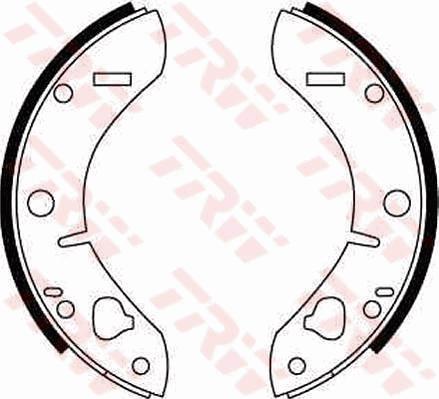 TRW GS8055 - Комплект гальм, барабанний механізм autozip.com.ua