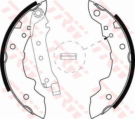 TRW GS8057 - Комплект гальм, барабанний механізм autozip.com.ua
