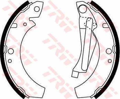 TRW GS8066 - Комплект гальм, барабанний механізм autozip.com.ua