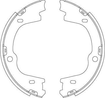 TRW GS8003 - Комплект гальм, ручник, парковка autozip.com.ua
