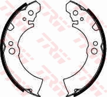 TRW GS8156 - Комплект гальм, барабанний механізм autozip.com.ua
