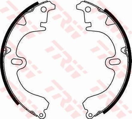 TRW GS8181 - Комплект гальм, барабанний механізм autozip.com.ua