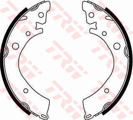 TRW GS8215 - Комплект гальм, барабанний механізм autozip.com.ua