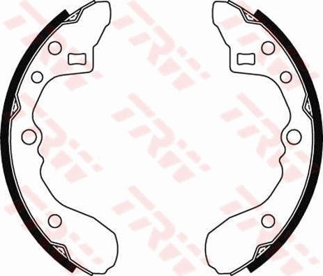 TRW GS8286 - Комплект гальм, барабанний механізм autozip.com.ua