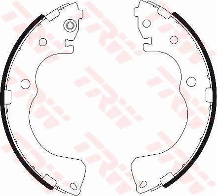 TRW GS7819 - Комплект гальм, барабанний механізм autozip.com.ua