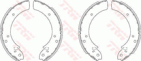 TRW GS7832 - Комплект гальм, барабанний механізм autozip.com.ua
