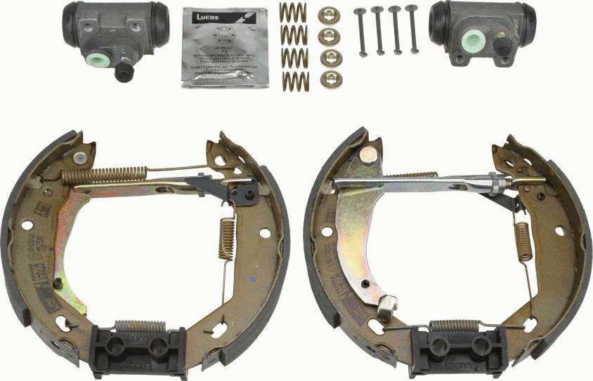 TRW GSK1134 - Комплект гальм, барабанний механізм autozip.com.ua