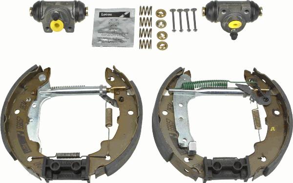 TRW GSK1235 - Комплект гальм, барабанний механізм autozip.com.ua