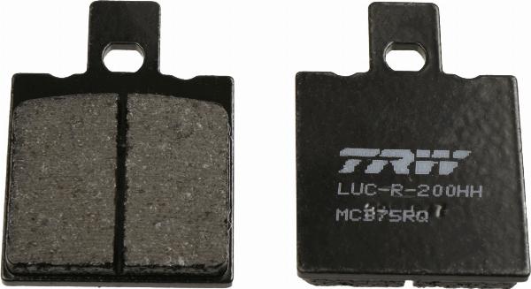 TRW MCB75RQ - Гальмівні колодки, дискові гальма autozip.com.ua