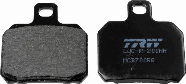 TRW MCB700RQ - Гальмівні колодки, дискові гальма autozip.com.ua