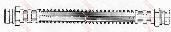 TRW PHA507 - Гальмівний шланг autozip.com.ua