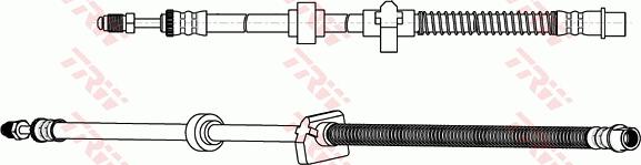 TRW PHB419 - Гальмівний шланг autozip.com.ua