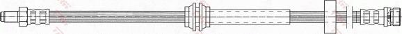 TRW PHB428 - Гальмівний шланг autozip.com.ua
