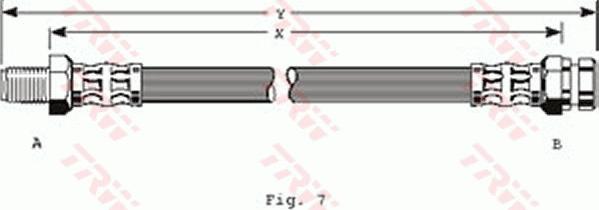 TRW PHB156 - Гальмівний шланг autozip.com.ua