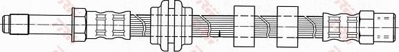 TRW PHB345 - Гальмівний шланг autozip.com.ua