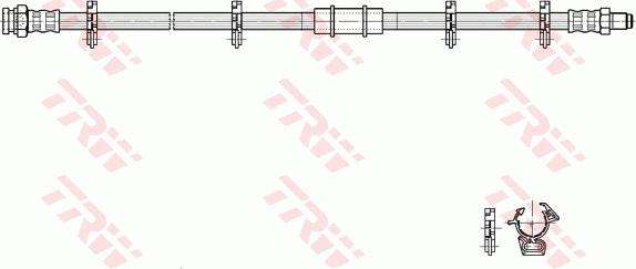 TRW PHB269 - Гальмівний шланг autozip.com.ua