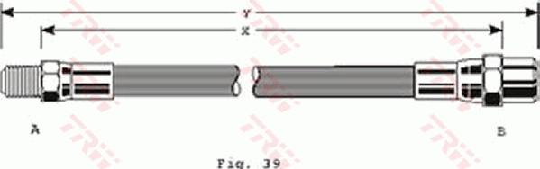 TRW PHB211 - Гальмівний шланг autozip.com.ua