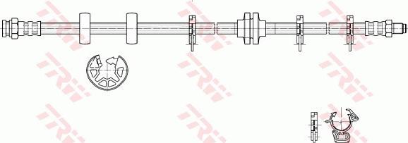 TRW PHB274 - Гальмівний шланг autozip.com.ua