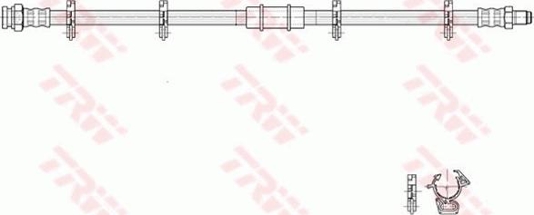 TRW PHB273 - Гальмівний шланг autozip.com.ua