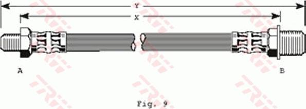 TRW PHC149 - Гальмівний шланг autozip.com.ua