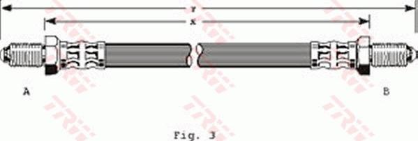 TRW PHC144 - Гальмівний шланг autozip.com.ua