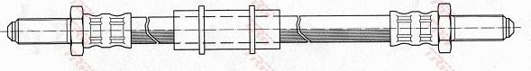 TRW PHC101 - Гальмівний шланг autozip.com.ua