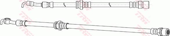 TRW PHD991 - Гальмівний шланг autozip.com.ua