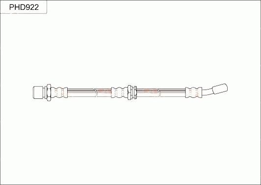 TRW PHD922 - Гальмівний шланг autozip.com.ua