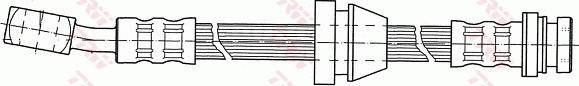 TRW PHD499 - Гальмівний шланг autozip.com.ua