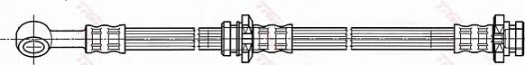 TRW PHD497 - Гальмівний шланг autozip.com.ua