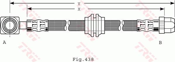 TRW PHD485 - Гальмівний шланг autozip.com.ua