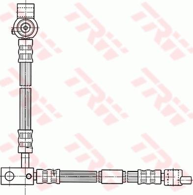 TRW PHD541 - Гальмівний шланг autozip.com.ua