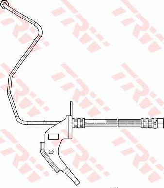 TRW PHD563 - Гальмівний шланг autozip.com.ua