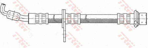 TRW PHD691 - Гальмівний шланг autozip.com.ua