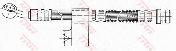 TRW PHD617 - Гальмівний шланг autozip.com.ua