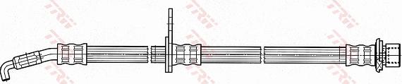 TRW PHD686 - Гальмівний шланг autozip.com.ua