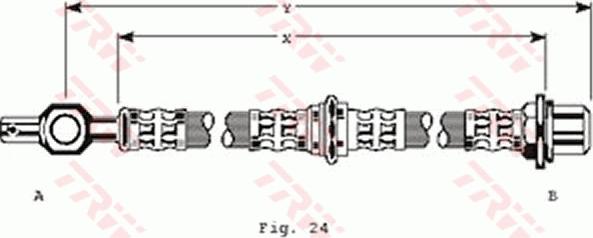 TRW PHD180 - Гальмівний шланг autozip.com.ua