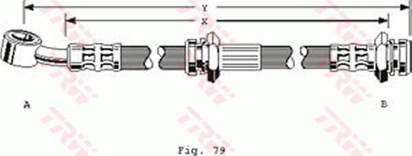 TRW PHD174 - Гальмівний шланг autozip.com.ua