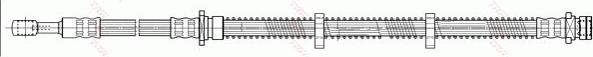 TRW PHD345 - Гальмівний шланг autozip.com.ua