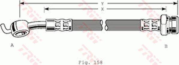 TRW PHD357 - Гальмівний шланг autozip.com.ua