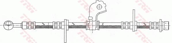 TRW PHD317 - Гальмівний шланг autozip.com.ua