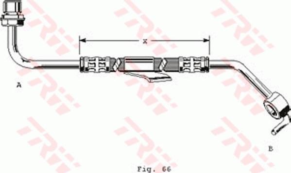 TRW PHD249 - Гальмівний шланг autozip.com.ua