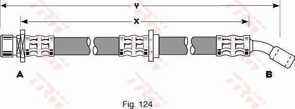 TRW PHD277 - Гальмівний шланг autozip.com.ua