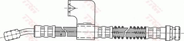 TRW PHD753 - Гальмівний шланг autozip.com.ua